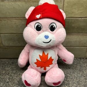 Pink Plush True North Care Bear Canadian Exclusive